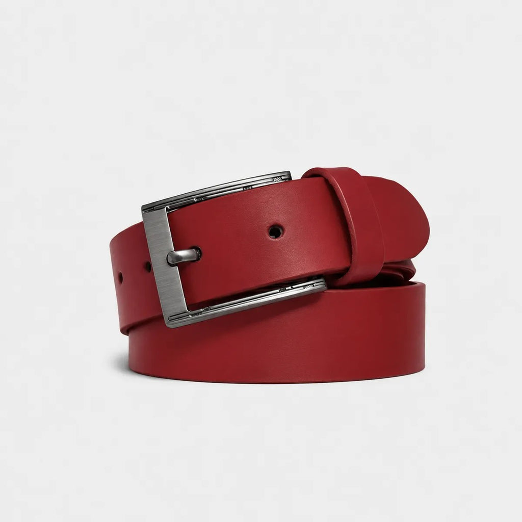 Correa Grabada Roja